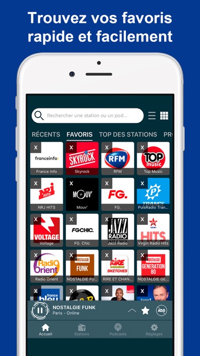 How to cancel & delete France Radio: Online, FM et AM from iphone & ipad 3
