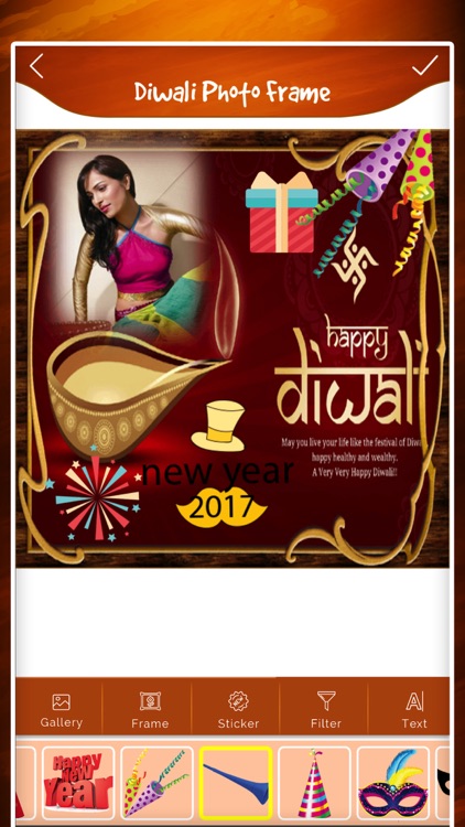 Diwali Photo Frame - Sticker screenshot-4