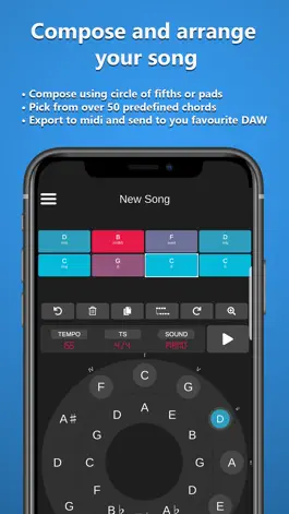 Game screenshot CODA: chord progression tool mod apk