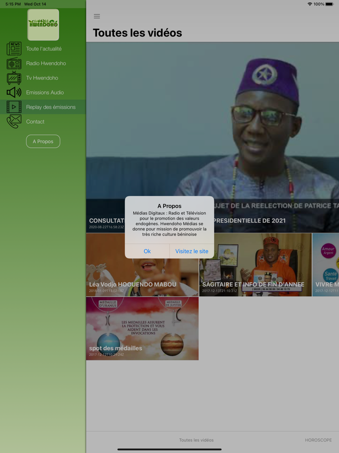 Hwendoho  Médias endogènes