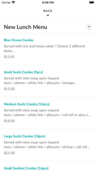 How to cancel & delete Blue Ocean Robata & Sushi from iphone & ipad 3