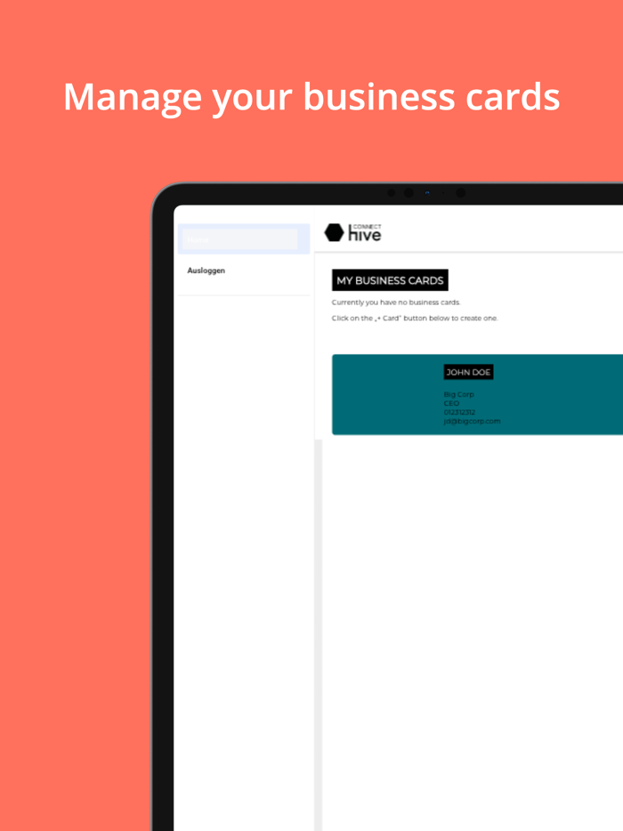Hive Connect - Business Card