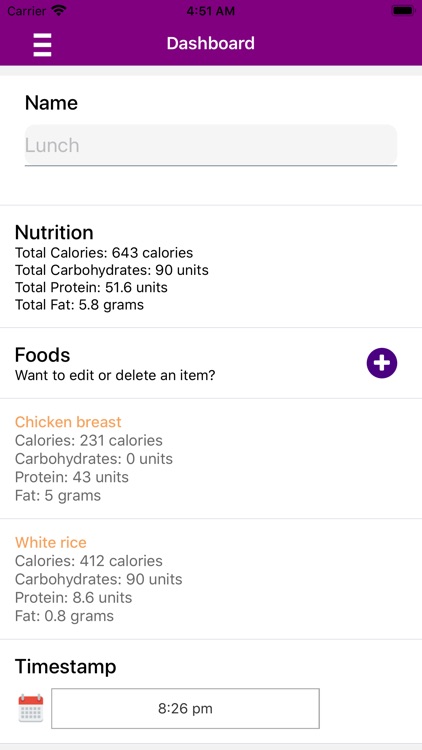 MealTrackingForHealth screenshot-5