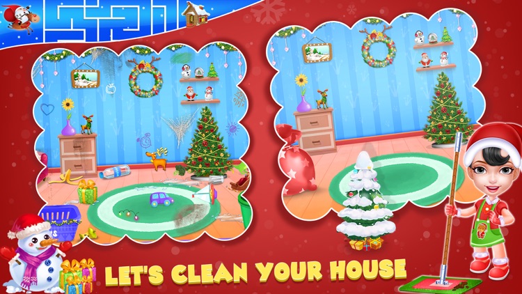 Christmas House Cleaning Games