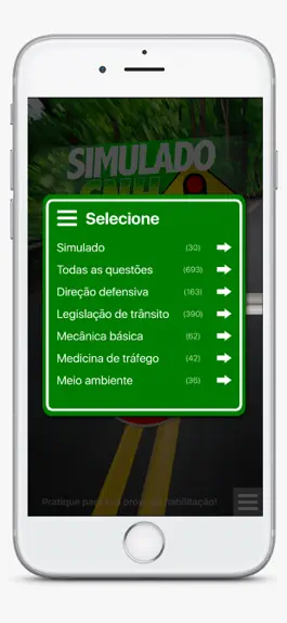 Game screenshot Simulado CNH apk