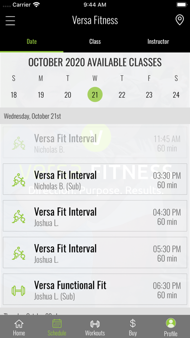 Versa Fitness screenshot 3