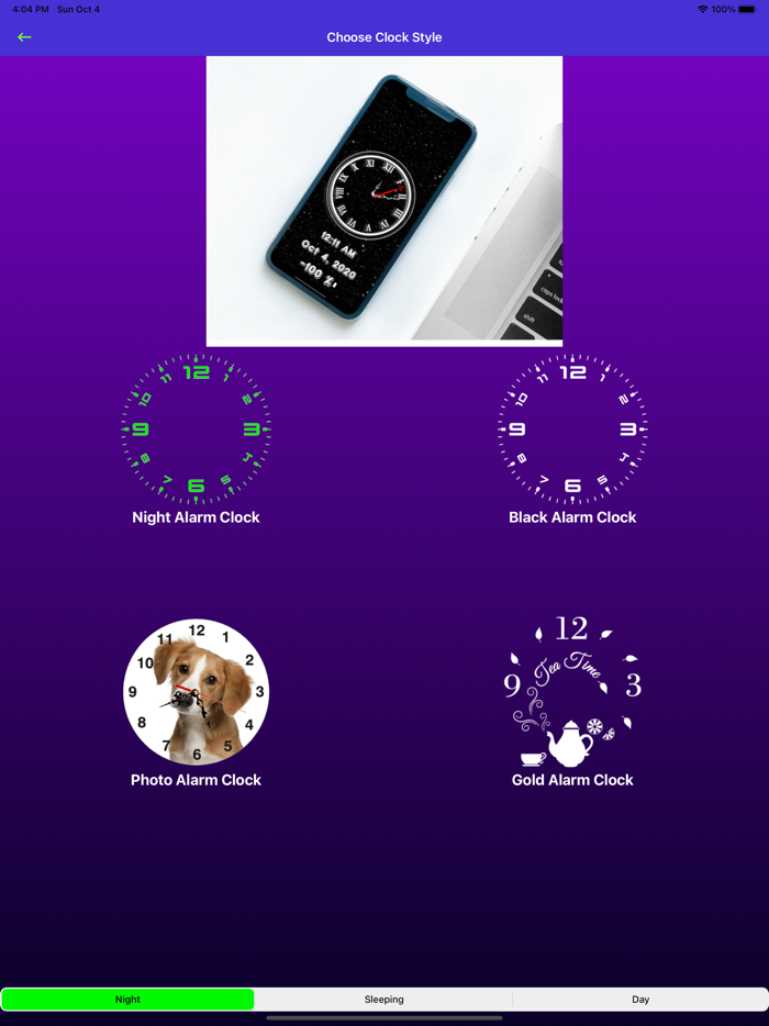 Loud Morning AlarmNight Time