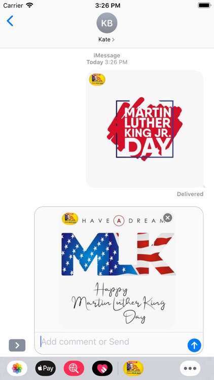 Martin Luther King Day Emojis screenshot-3