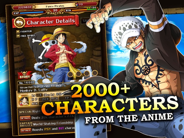 One Piece Treasure Cruise On The App Store - one piece age of pirates roblox