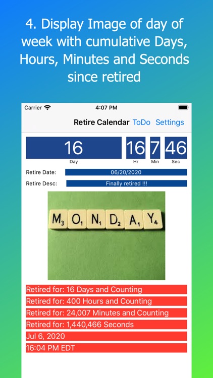 Retire Calendar screenshot-3