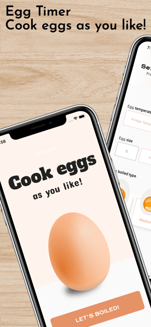 Egg Timer-Cook eggs as u like