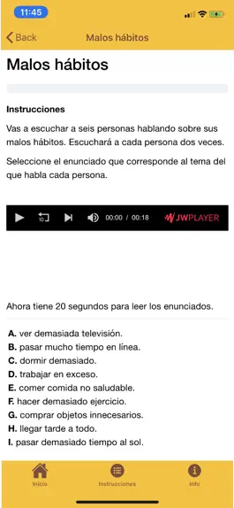 Game screenshot DELE B2 Auditiva 1 mod apk