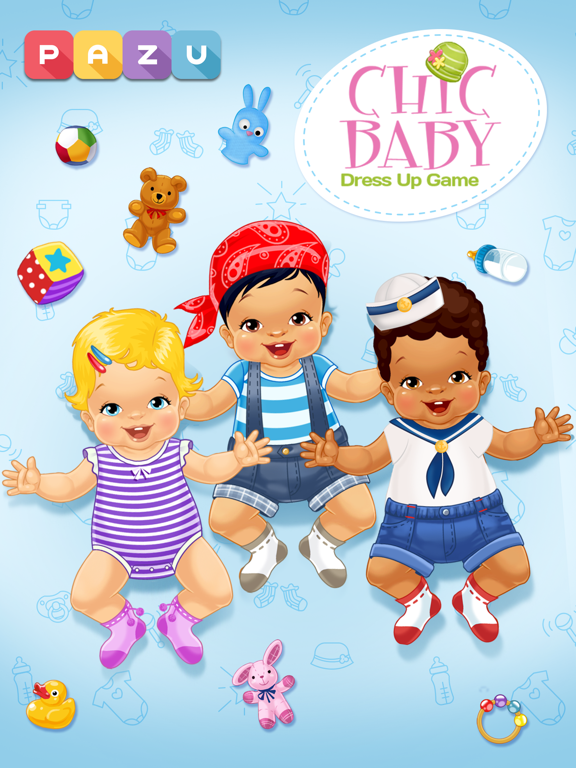 Chic baby - aankleden spellen iPad app afbeelding 1