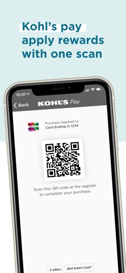 Kohl's app screenshot