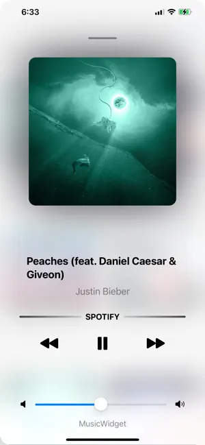 Captura de Pantalla 3 MusicWidget for Spotify iphone