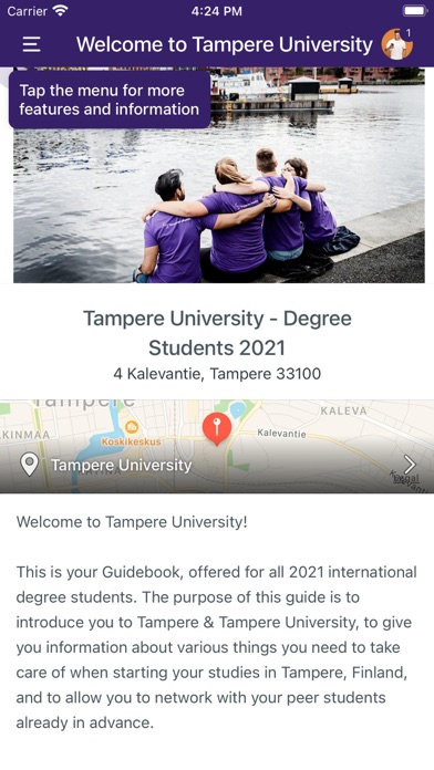 How to cancel & delete TampereUni Degree Students from iphone & ipad 3