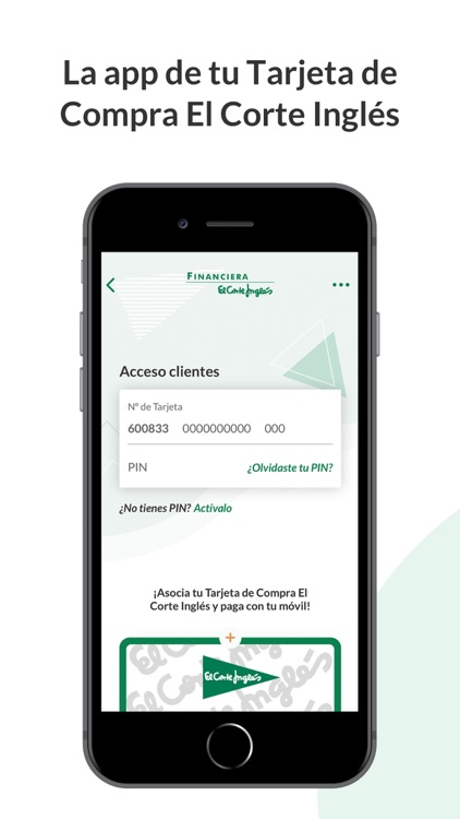 Tarjeta Compra El Corte Inglés