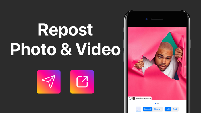 Repost for Instagram Video