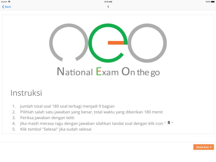 NEO S1 Bidan:Latihan1 for iPad