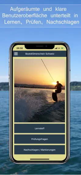 Game screenshot Bootsführerschein A+D Schweiz apk