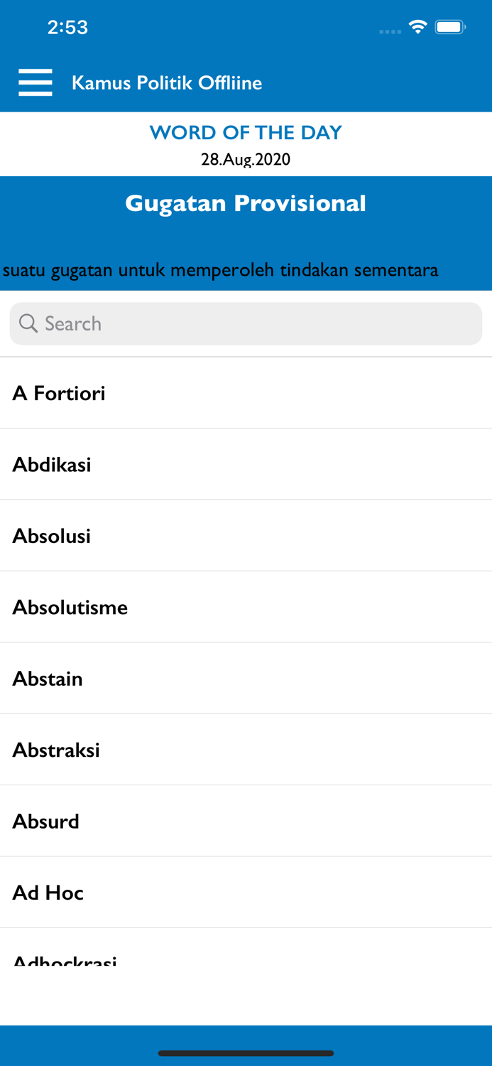 Kamus Politik Offline