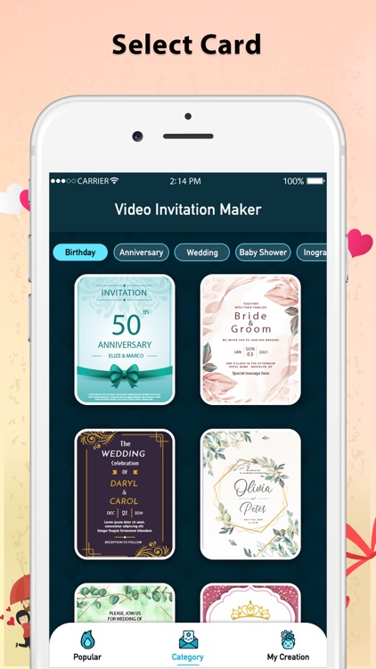 Video Invitation Card Creator