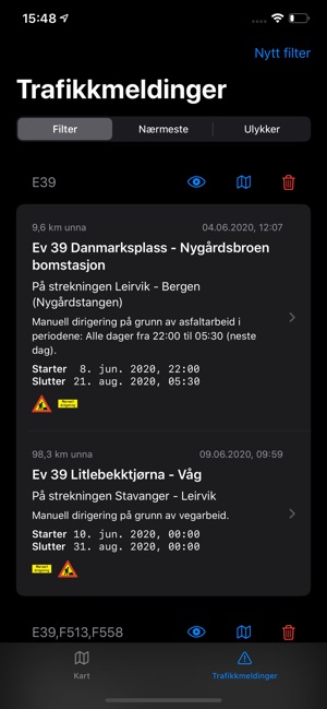 Trafikkmeldinger On The App Store