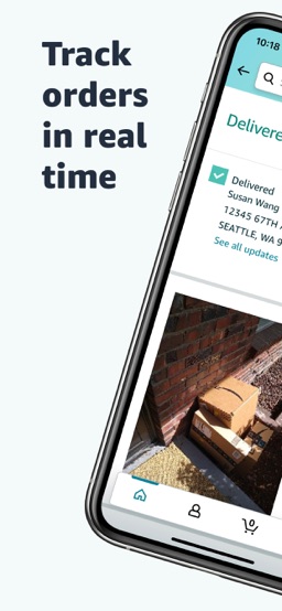 Amazon Shopping app screenshot
