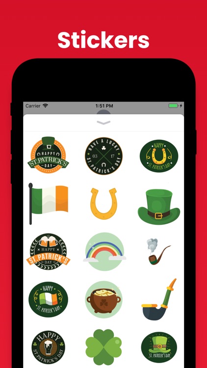 St Patrick Day stickers emoji