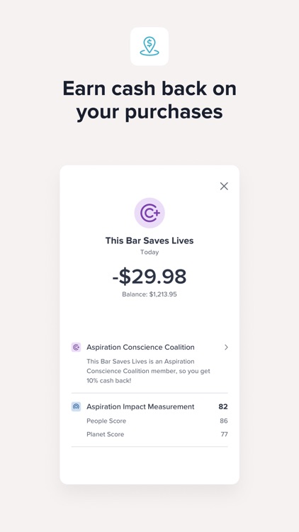 Aspiration Spend, Save, Invest screenshot-3