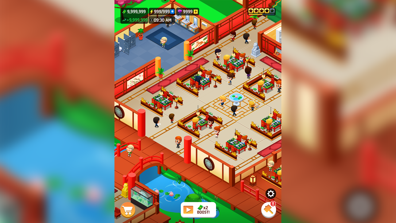 Idle Restaurant Tycoon: Empire iOS Mod IPA screenshot 6 - iOS game interface