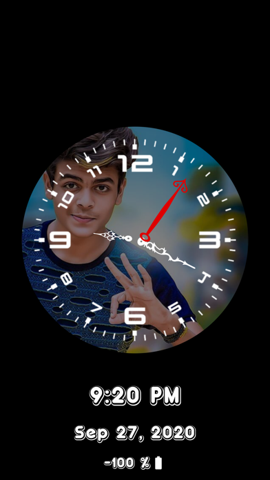 Analog Clock-Face Clock Widget screenshot 2