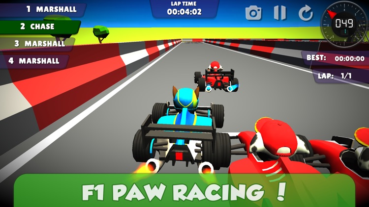 F1 Paw Racing Challenge