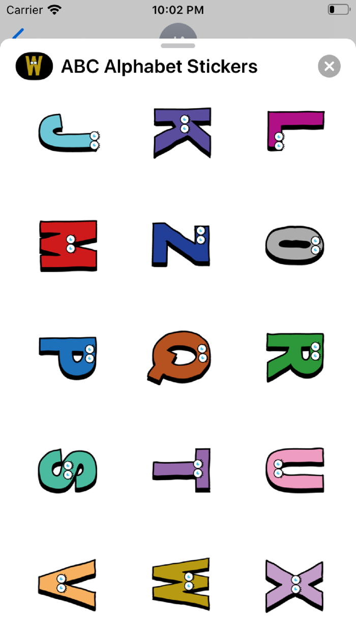 ABC Alphabet Stickers