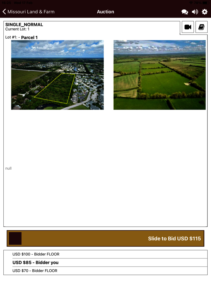 Missouri Land  Farm Bidding