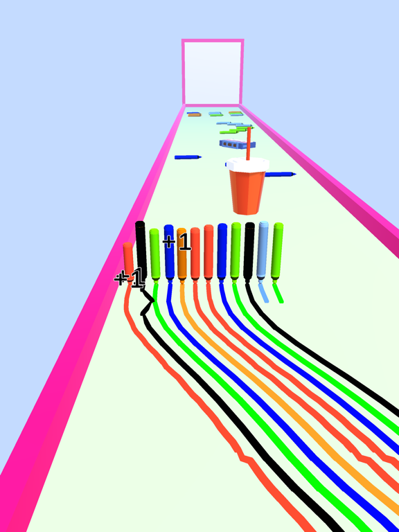 Pencil Runner : Rush Color screenshot 2