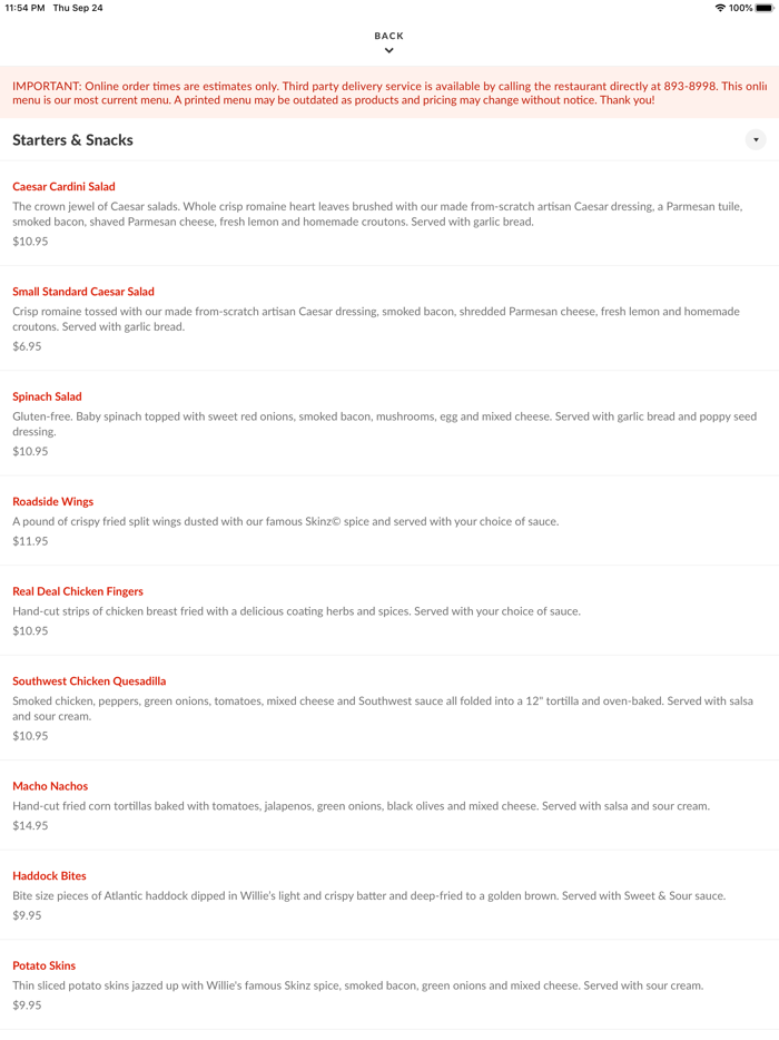 Roadside Willies Smokehouse