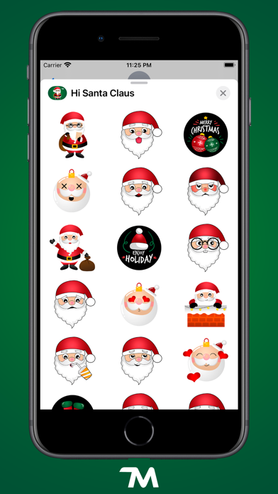 Hi Santa Claus Stickers screenshot 2