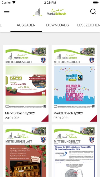 Mitteilungsblatt Markt Erlbach