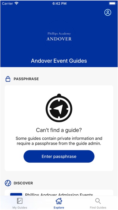 Andover Event Guides screenshot 2