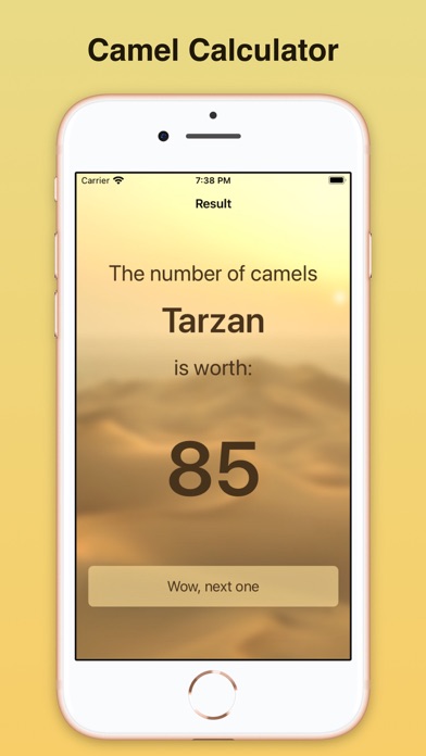 Camel Value Calculator screenshot 3