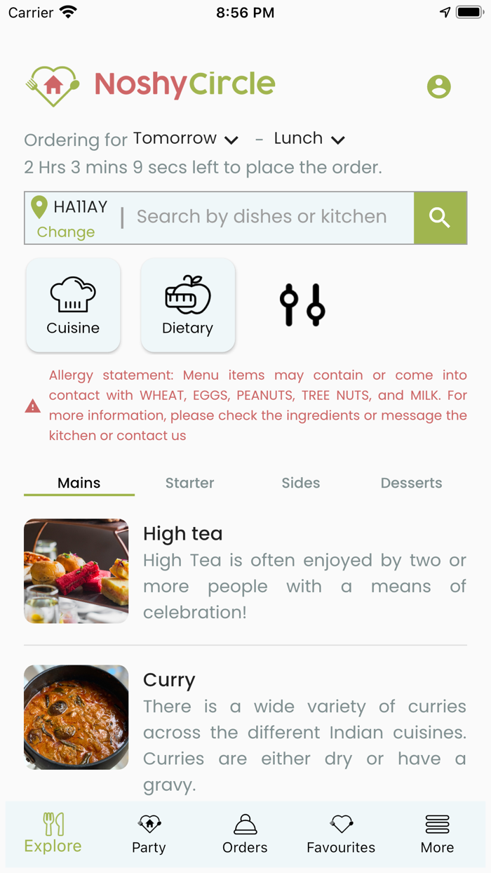 NoshyCircle - Home Cooked Food