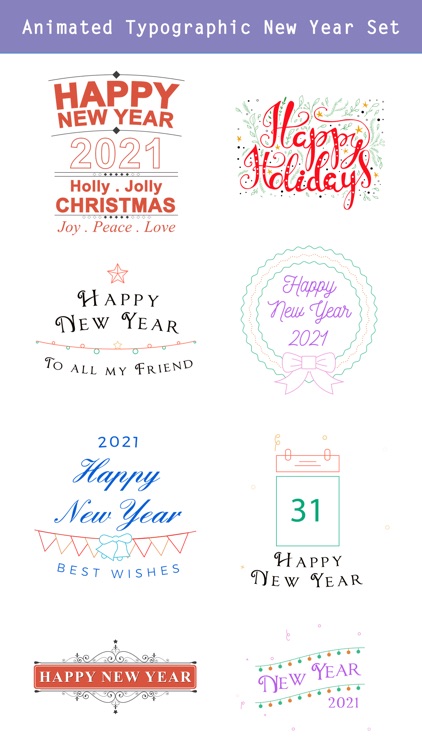 Happy New Year 2021 - Animated screenshot-3