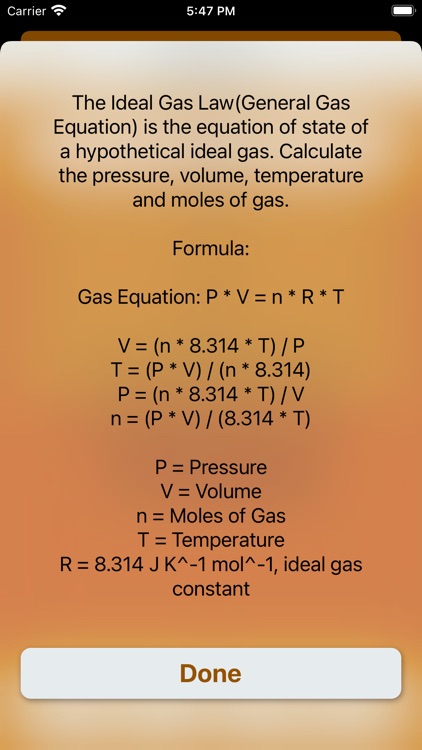 Chemistry Calculator screenshot-3
