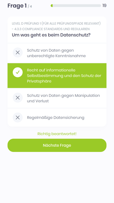 How to cancel & delete IPMA Prüfungsfragen from iphone & ipad 3