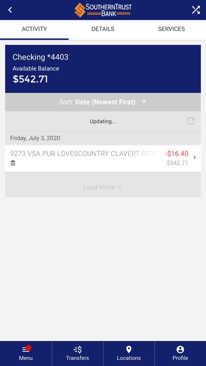 SouthernTrust Bank Mobile screenshot-3