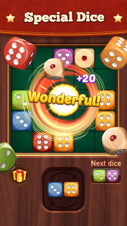 Woody Dice Merge Puzzle screenshot-3