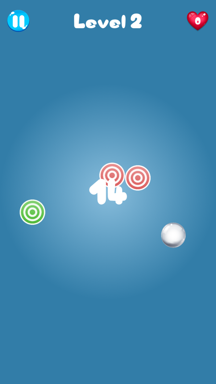 go marble hit the target