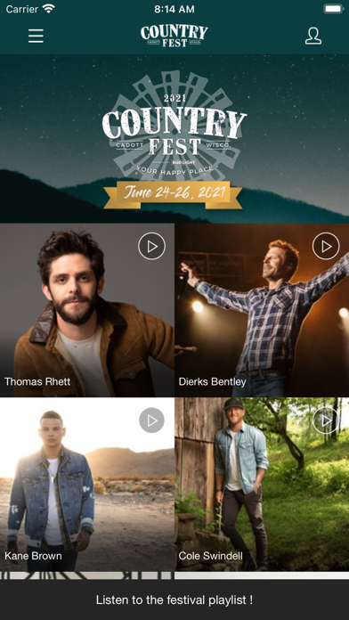 How to cancel & delete Country Fest 2019 from iphone & ipad 3