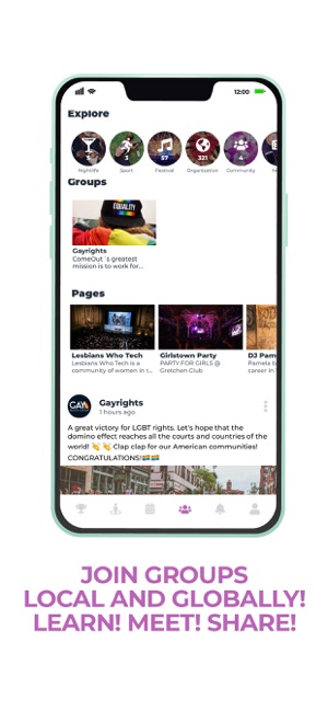 Lesbesocial Lesbian Queer App On The App Store